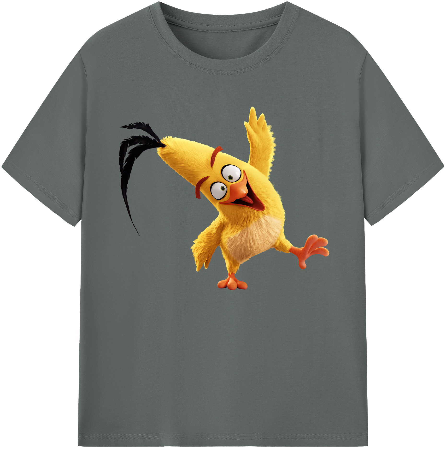 （画像用） Angry Birds アングリーバード 綿100％ メンズ半袖Tシャツ｜肌触りやわらか＆通気性